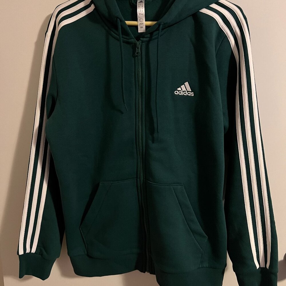 ADIDAS Green Zip-Up